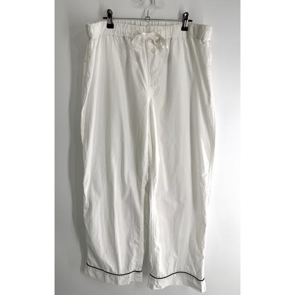Quince women’s Pajama straight leg pant Size Large Cotton Drawstring Sleepwear - Picture 1 of 8